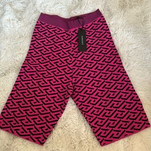 Versace Pink 'La Greca' Shorts